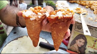 Ever tried Rajkot Bhaji Cone ? 🤩 Zero Waste Indian Street Food 😱  #Shorts