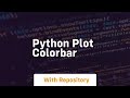 python plot colorbar