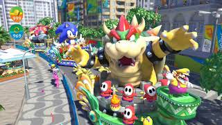 Mario and Sonic at the Rio 2016 Olympic Games (Wii U- Tournament- 4x100 Relay- Toad)