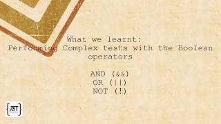 Java Boolean Operator (OR, AND and NOT)