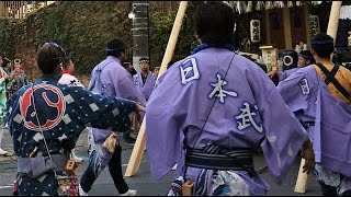 北横宿　南横宿の山車の前で手踊り　佐原の大祭　秋祭り2016　初日　00062