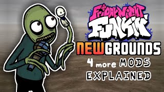 4 More NEWGROUNDS FNF Mods (Isaac, Jeb, StrawberryClock, Salad Fingers) Friday Night Funkin'