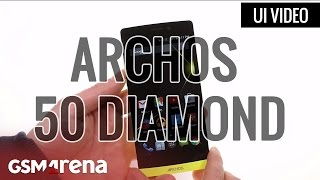 Archos 50 Diamond user interface