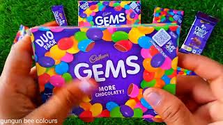 Lot's of gems opening, Chocolate opening, Big Chocolates, Cadbury chocolate Gems Opening Video