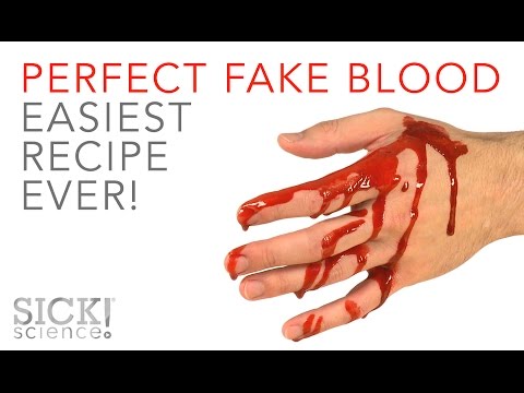 Perfect Fake Blood - Easiest Recipe EVER - SICK Science! #230 Perfect Fake Blood - Easiest Recipe EVER - SICK Science! #230