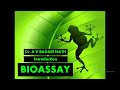 Bioassay Introduction & Applications