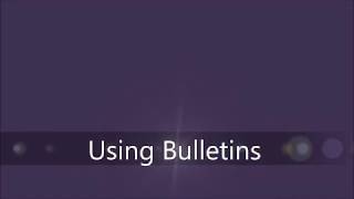 Accreditation Programme - Using Bulletins