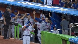 NYM@MIA: d'Arnaud, Flores hit back-to-back homers