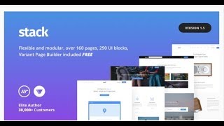 Stack Multi Purpose HTML with Page Builder full stack developer