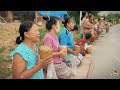 ทำบุญตักบาตร พระนวกะโครงการบรรพชาอุปสมบท จังหวัดหนองบัวลำภู