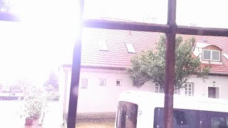 Lightning struck within 10 meters in Dörgicse (Hungary)