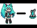 Miku - Clothes = ? | FNF animation | Friday night funkin animations