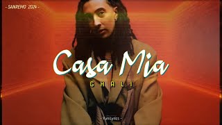 Ghali - CASA MIA (Lyrics/Testo) - Sanremo 2024