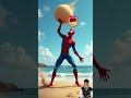 building sandcastles rank up spider man vs joker vs venom vs captain america shorts spiderman