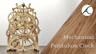 Building Mechanical Pendulum Clock - Timelapse