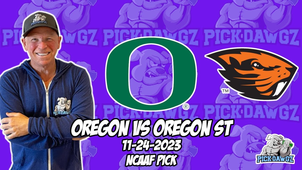 Oregon Vs Oregon State 11/24/23 Free College Football Picks And ...