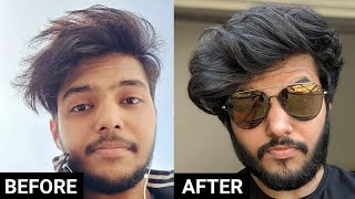 Men's Hair Care Routine for Longer and Thicker Hair | 8 Hair Care Tips !! 🇮🇳