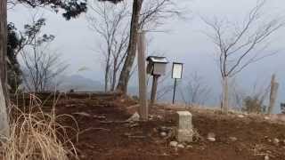 石割岳の山頂から眺める風景　福岡県八女市