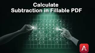 How to Calculate Subtraction in Fillable PDF Forms Easily in Adobe Acrobat Pro DC