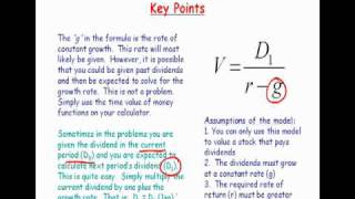 Dividend Discount Model - Part II - Expected Rate of Return - CFP Tools