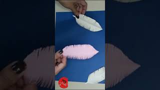 2 ways to make paper feather