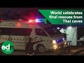 World celebrates final rescues from Thai caves