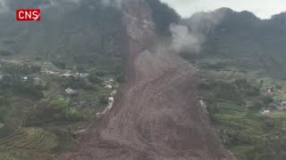 Rescue underway after fatal landslide in SW China's Sichuan