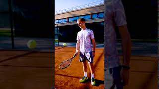 A Man Bouncing The Ball On His Tennis Racket/Copyright free videos