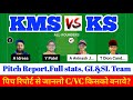 KMS vs KS Dream11 Prediction || KMS vs KS || KMS vs KS Dream11 Team || Kuwait Elite T20 Cup