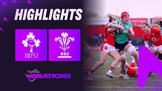 HIGHLIGHTS | IRELAND V WALES | 2024 GUINNESS WOMEN’S SIX NATIONS RUGBY