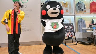 みんなと同じデザインだけど、ボクのシャツはゼッケンみたいだモン。（2025/01/11　UNIQLO TOKYO×くまモン スペシャルコラボ＠UNIQLO TOKYO）　#くまモン