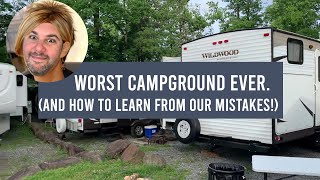 Worst RV Campground Ever // (And How we Saved our Weekend!)