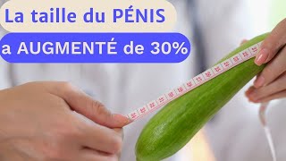 PENIS - La TAILLE du PÉNIS a AUGMENTÉ de 30% en 30 ans