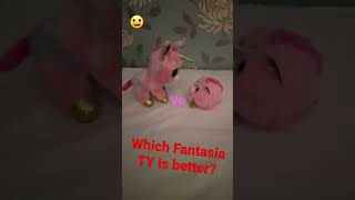 Which Fantasia TY is better? #roleplay #plushies #stories #story #teddies #cute #toys #fantasia #ty