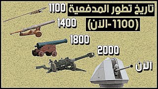 فيديو حصري لتاريخ تطور المدفعية عبر الزمن من 1100م إلى يومنا هذا........تغيرات مجنونة!!