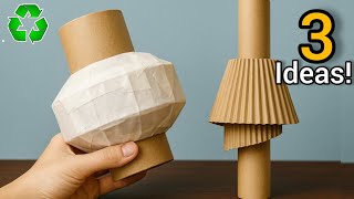 Transforming Cardboard Rolls & waste material!😱♻️ 3 GENIUS Recycling Ideas That Will Amaze You!