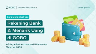 Cara Menambahkan Rekening Bank dan Menarik Uang di GORO