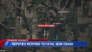 One dead in single vehicle accident in Dubois County