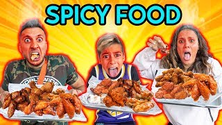 EATING Only SPICY FOOD For 24 Hours! (World's Spiciest Food Challenge) | The Royalty Family