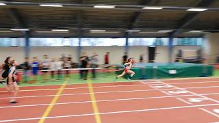 Lena 60m 8.57, tor 1 eliminacje Deutsch- Polnisches Hallenmeeting des LC Cottbus 11.01.2020