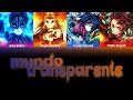 color coded mundo transparente akaza vs caçadores kimetsu no yaiba kaito