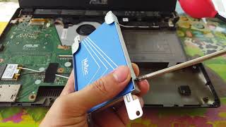 Replace DVD Drive with an HDD and SSD for Laptop Asus F451C