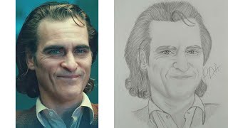 Joaquin Phoenix Portrait Drawing. Ways and Secrets of Drawing Amazing Portraits.