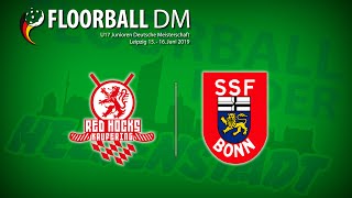 Floorball U17 DM 2019 - HALBFINALE 2 - Red Hocks Kaufering vs. SSF Dragons Bonn