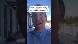 😳 Tom Coughlin didn't let Eli Manning get away with anything | #Shorts