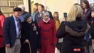 Harry Billinge on Remembrance Sunday (2) (UK) - BBC News - 11th November 2019