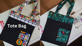 HOW TO MAKE A STYLISH TOTE BAG 🛍️