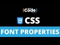 CSS Web Font Explained | Fonts in CSS | Font Properties in CSS | CSS for Beginners | SimpliCode