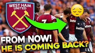 LOOK AT THIS! SHOOK THE CROWD! DEFENDER IS COMING BACK? - WEST HAM NEWS TODAY