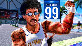 The POWER of 99 STRENGTH on NBA 2K24 is GAMEBREAKING..
